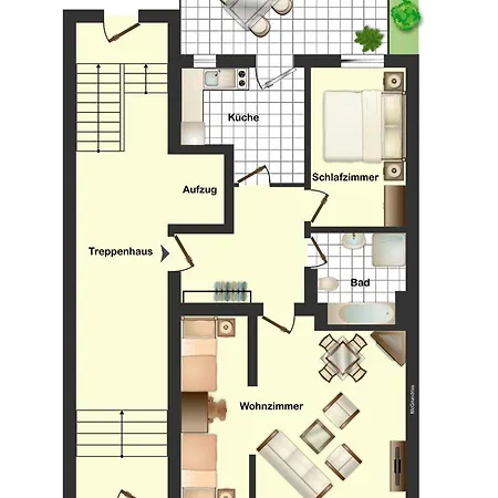 Apartment 3 Raum-wohnung Mit Blick Auf Zitadelle Petersberg - Direkt Am Buga-gelände 2021 *