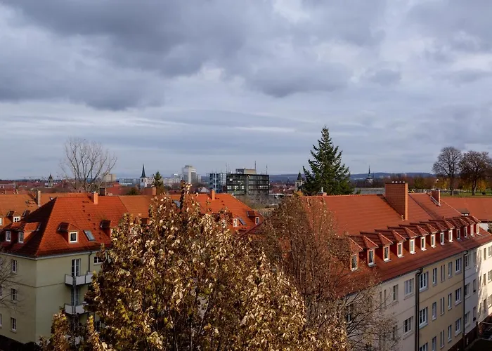 Mit Blick Auf Zitadelle Petersberg - 3 Daire